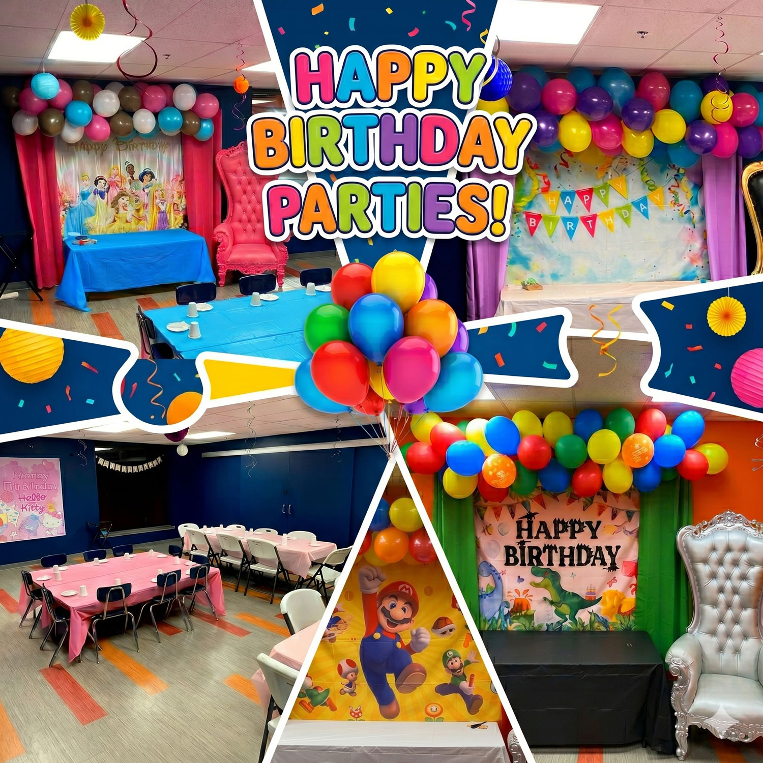 Bouncyland is a Family Activity Entertainment Center For Kids & Children in Muncie, Indiana! Features 15 bounce houses, toddler zone play area, arcade, birthday party hosting, My Plushy Pals where you can create your own stuffed animal, and concessions & dining! There's so many fun things for kids & children to do at Bouncyland in Muncie!