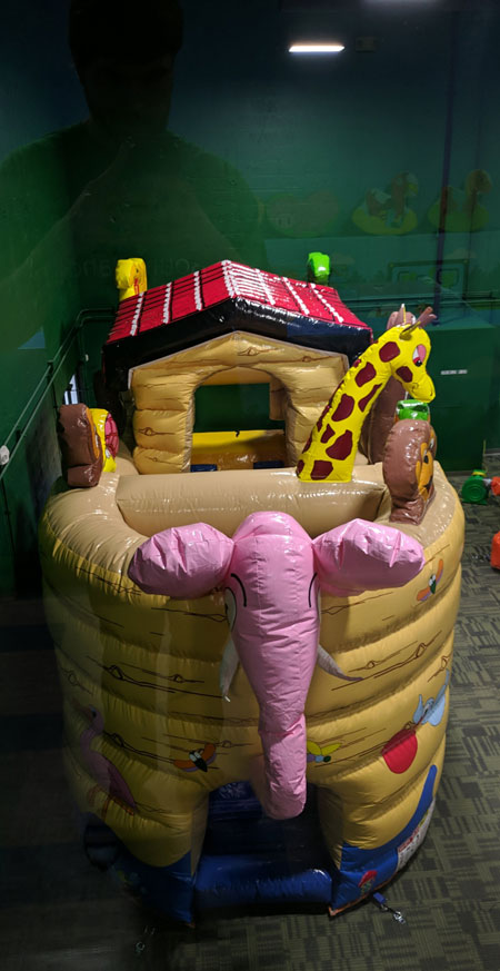noah's ark bounce house obstacle course