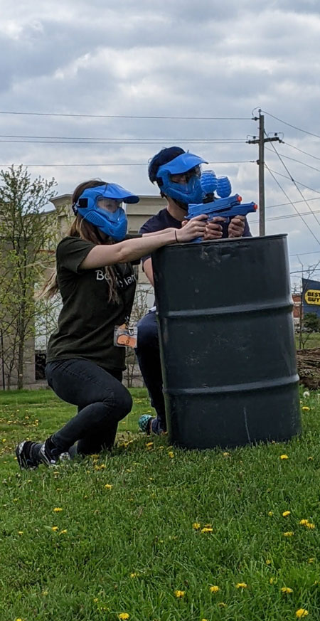 gellyball paintball no stain or sting Bouncyland Family Fun Activity Entertainment Center For Kids & Children in Muncie, Indiana