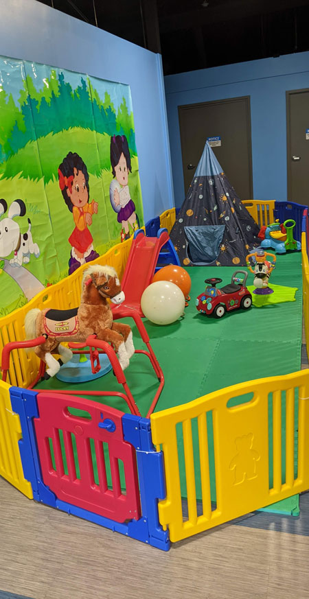Toddler zone play room